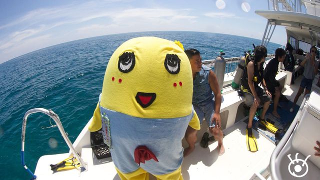 ふなっしー、まさかの海中歩行！フォトギャラリー（2枚目）