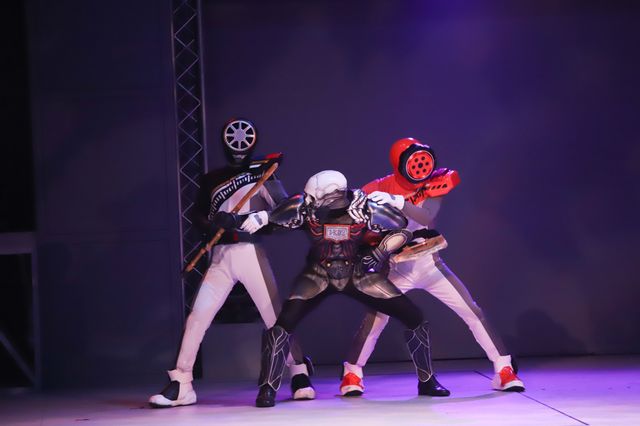 仮面ライダードライブとブンバイオレットが相対す！Gロッソ「ブンブンジャーショー」第2弾ゲネプロ（3枚目）