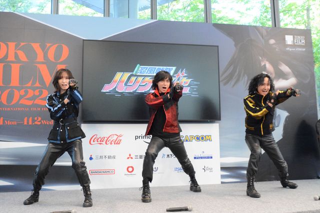 「ハリケンジャー」塩谷瞬、長澤奈央、山本康平が生シノビチェンジ！20周年記念トークショー（3枚目）