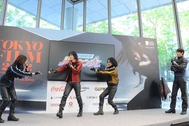 「ハリケンジャー」塩谷瞬、長澤奈央、山本康平が生シノビチェンジ！20周年記念トークショー（13枚目）