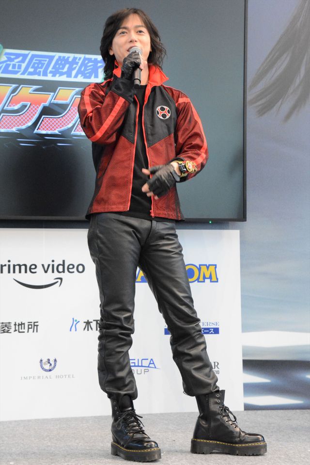 「ハリケンジャー」塩谷瞬、長澤奈央、山本康平が生シノビチェンジ！20周年記念トークショー（14枚目）