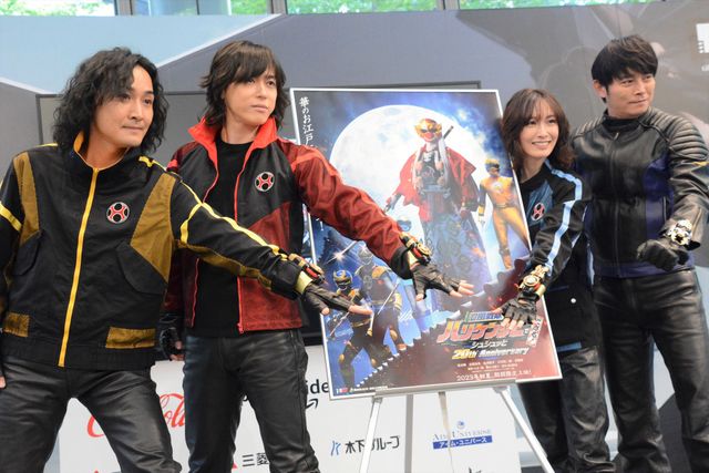 「ハリケンジャー」塩谷瞬、長澤奈央、山本康平が生シノビチェンジ！20周年記念トークショー（20枚目）