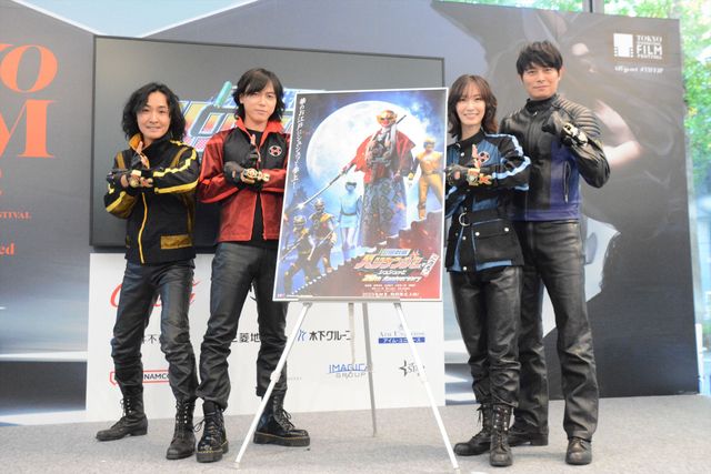 「ハリケンジャー」塩谷瞬、長澤奈央、山本康平が生シノビチェンジ！20周年記念トークショー（21枚目）