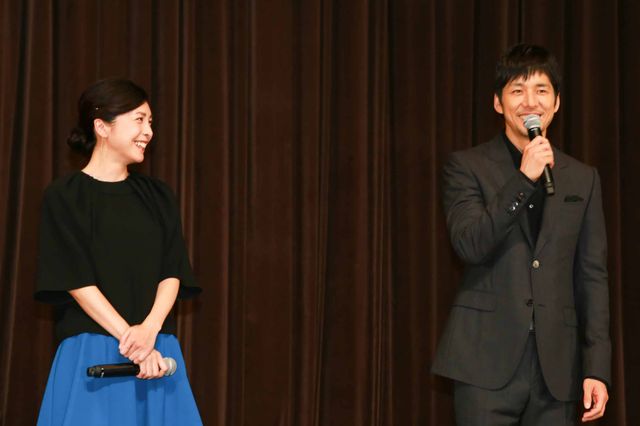 竹内結子、合コンとサークルが心残り？西島秀俊と共に学生時代を語る！映画『クリーピー　偽りの隣人』試写会フォトギャラリー（11枚目）