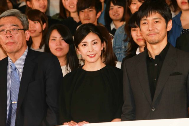 竹内結子、合コンとサークルが心残り？西島秀俊と共に学生時代を語る！映画『クリーピー　偽りの隣人』試写会フォトギャラリー（14枚目）