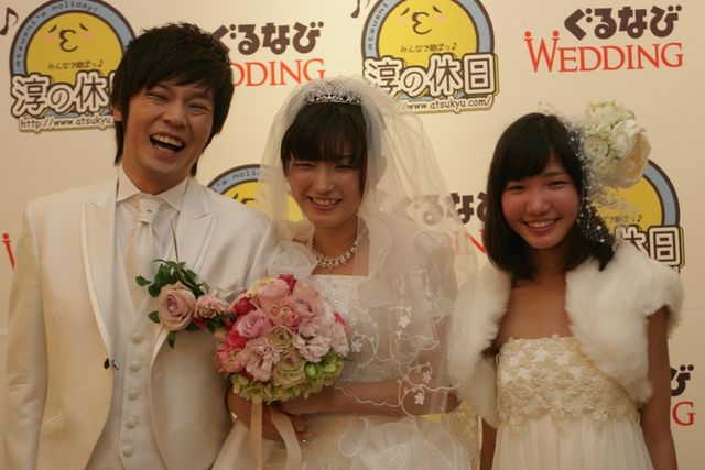 奥様＆娘さんの写真も！-ニブンノゴ！森本英樹結婚式フォトギャラリー（7枚目）