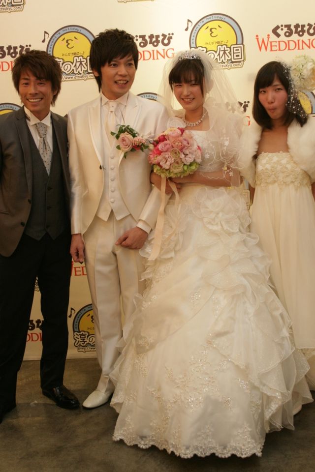 奥様＆娘さんの写真も！-ニブンノゴ！森本英樹結婚式フォトギャラリー（8枚目）