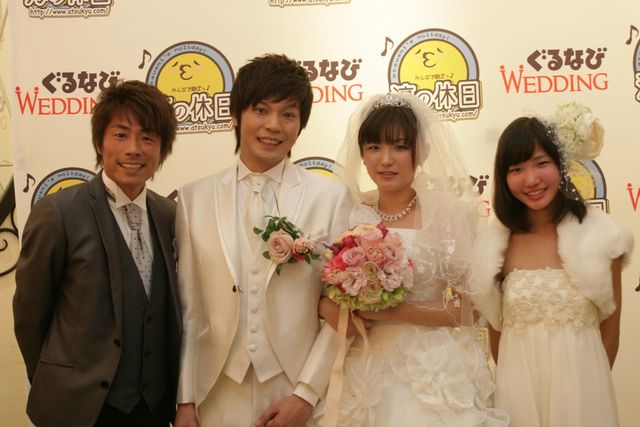 奥様＆娘さんの写真も！-ニブンノゴ！森本英樹結婚式フォトギャラリー（9枚目）