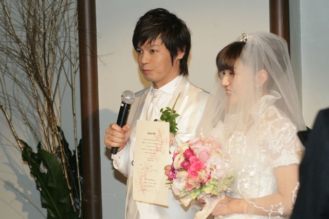 奥様＆娘さんの写真も！-ニブンノゴ！森本英樹結婚式フォトギャラリー（13枚目）