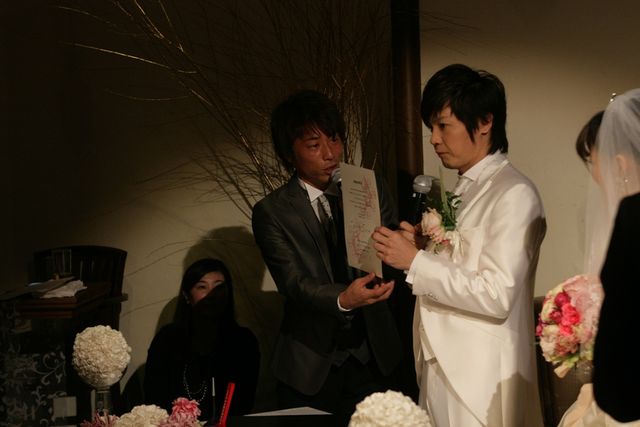 奥様＆娘さんの写真も！-ニブンノゴ！森本英樹結婚式フォトギャラリー（14枚目）