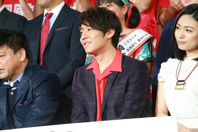 ジミー大西役・中尾明慶＆明石家さんま役・小出恵介がそろって登壇！（8枚目）