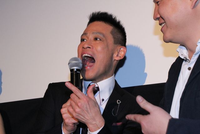 柳沢慎吾、マシンガントーク炸裂！映画『ピン中！』初日舞台あいさつ写真ギャラリー（2枚目）