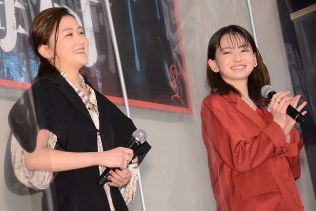 山田杏奈、山口まゆ、神尾楓珠ら登壇！映画『樹海村』初日舞台あいさつ（2枚目）
