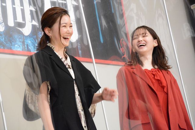 山田杏奈、山口まゆ、神尾楓珠ら登壇！映画『樹海村』初日舞台あいさつ（9枚目）