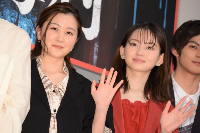 山田杏奈、山口まゆ、神尾楓珠ら登壇！映画『樹海村』初日舞台あいさつ（12枚目）