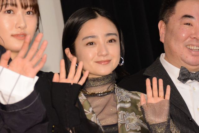 山田杏奈、山口まゆ、神尾楓珠ら登壇！映画『樹海村』初日舞台あいさつ（13枚目）