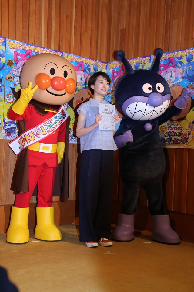 波瑠、劇場版アンパンマンに声優として参加！アフレコ会見ギャラリー（8枚目）