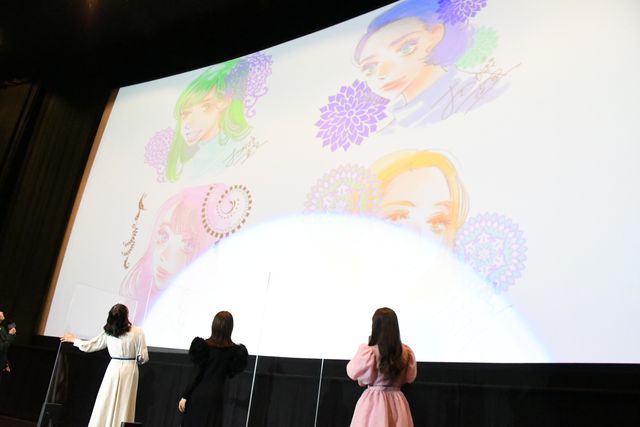 松村沙友理、ピンクのドレス姿がキュート！映画『ずっと独身でいるつもり？』公開記念舞台あいさつ（16枚目）