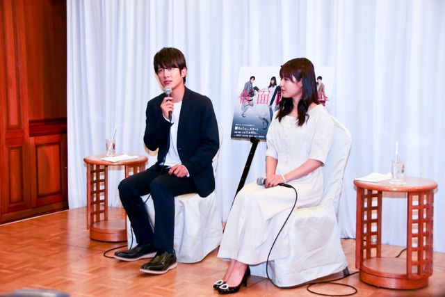 溝端淳平＆瀧本美織、笑顔で登壇！ドラマ「仮面同窓会」囲み取材会見（3枚目）