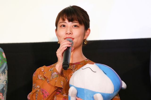 高畑充希とぬいぐるみ『ひるね姫　～知らないワタシの物語～』初日舞台あいさつフォトギャラリー：フォトギャラリー