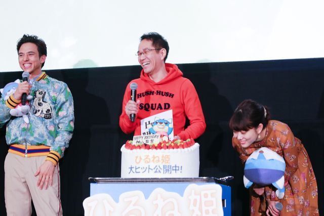 高畑充希とぬいぐるみ『ひるね姫　～知らないワタシの物語～』初日舞台あいさつフォトギャラリー（7枚目）