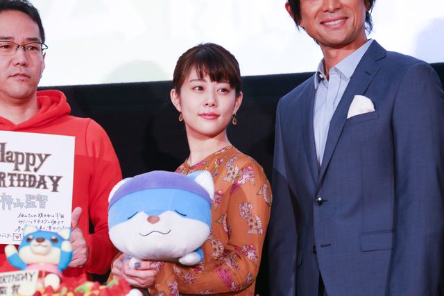 高畑充希とぬいぐるみ『ひるね姫　～知らないワタシの物語～』初日舞台あいさつフォトギャラリー（10枚目）