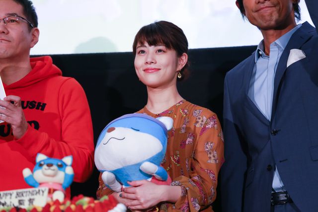 高畑充希とぬいぐるみ『ひるね姫　～知らないワタシの物語～』初日舞台あいさつフォトギャラリー（17枚目）