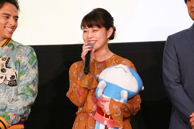 高畑充希とぬいぐるみ『ひるね姫　～知らないワタシの物語～』初日舞台あいさつフォトギャラリー（30枚目）