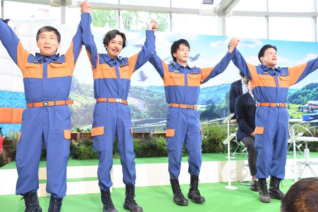 中村倫也、川口春奈ら池井戸潤原作「ハヤブサ消防団」制作発表会見（4枚目）