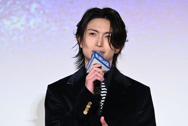 高橋文哉、櫻井海音、K（＆TEAM）…キャスト集結！実写映画『ブルーロック』初日舞台挨拶（8枚目）
