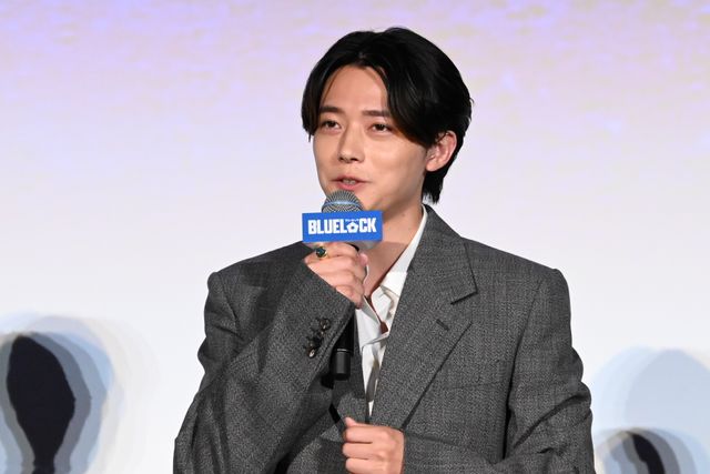 高橋文哉、櫻井海音、K（＆TEAM）…キャスト集結！実写映画『ブルーロック』初日舞台挨拶（12枚目）