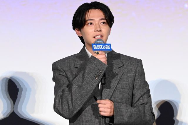 高橋文哉、櫻井海音、K（＆TEAM）…キャスト集結！実写映画『ブルーロック』初日舞台挨拶（13枚目）