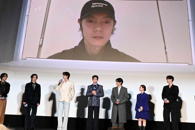 高橋文哉、櫻井海音、K（＆TEAM）…キャスト集結！実写映画『ブルーロック』初日舞台挨拶（15枚目）