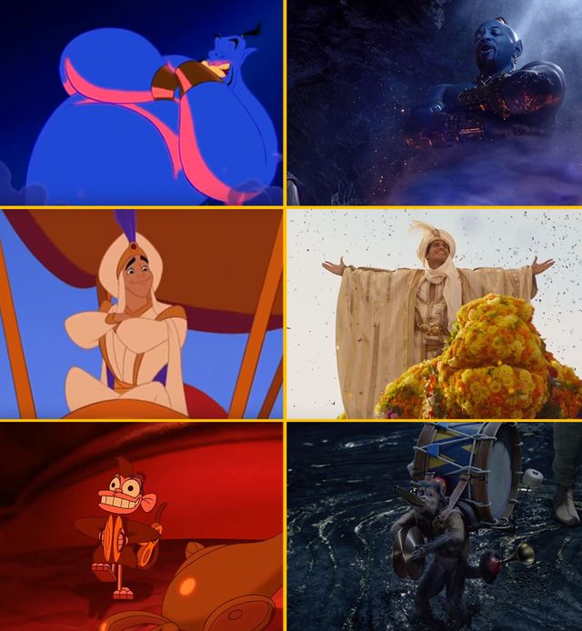 こんなに完コピ！『アラジン』実写版とアニメを比較してみた：フォトギャラリー