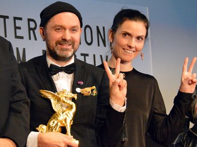グランプリを受賞したスウェーデン映画『ウィ・アー・ザ・ベスト!』のルーカス・ムーディソン監督と原作者で妻のココ