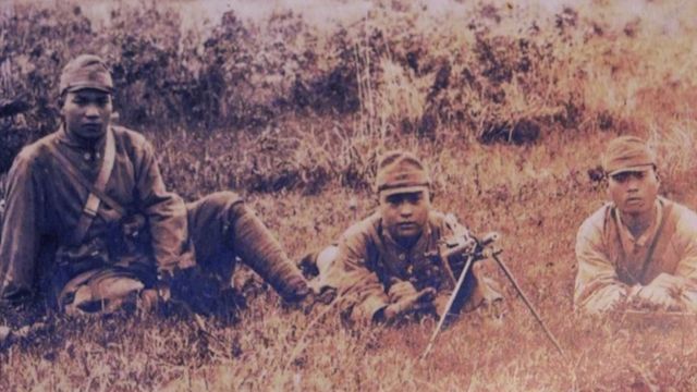 ペリリュー島での旧日本兵