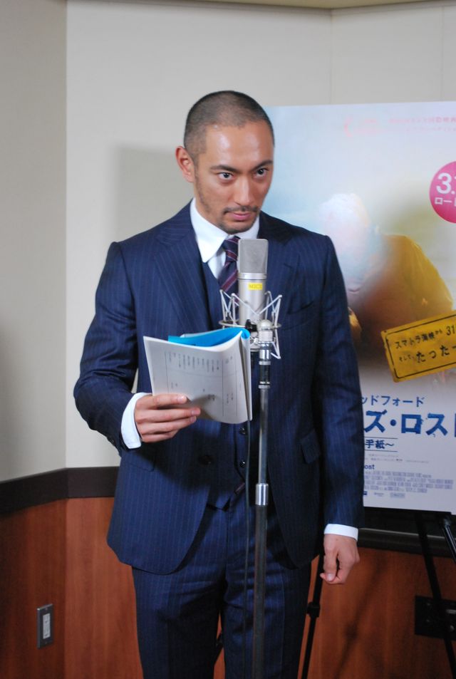 市川海老蔵が洋画吹き替えに初挑戦！映画『オール・イズ・ロスト』公開アフレコ収録（7枚目）