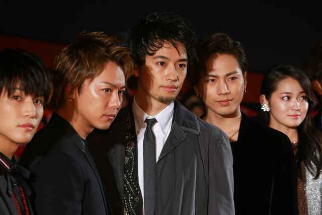 斎藤工、登坂は抱きしめたい！TAKAHIROには抱きしめられたい！『HiGH&LOW THE RED RAIN』初日舞台あいさつフォトギャラリー：フォトギャラリー