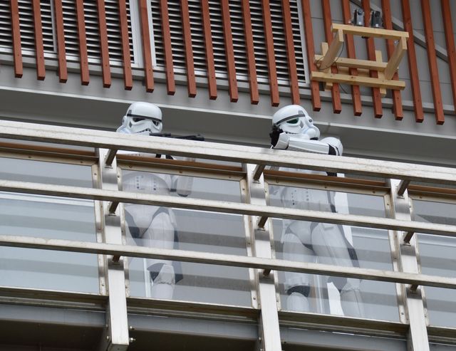 『スター・ウォーズ』田んぼアート作業をストームトルーパーが警護！フォトギャラリー（13枚目）