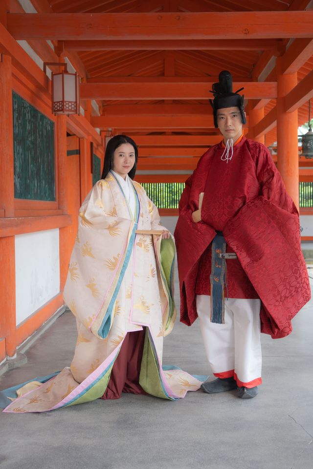 吉高由里子＆柄本佑、大河ドラマ「光る君へ」クランクイン取材会の様子（6枚目）