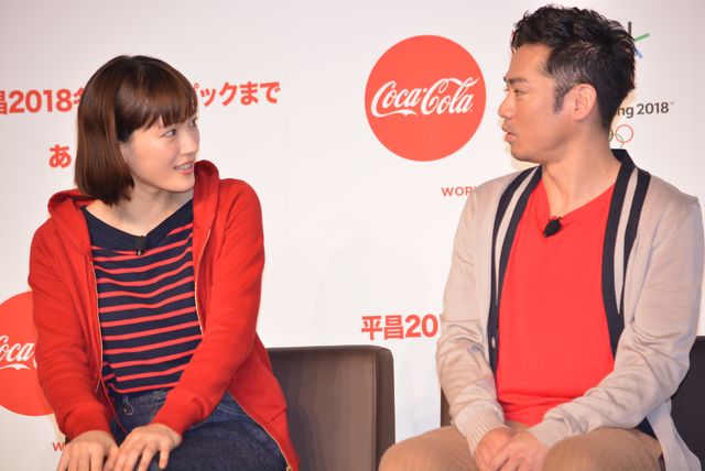 綾瀬はるか、スケートに挑戦！「コカ・コーラ」平昌2018冬季オリンピック応援キャンペーンPRイベント（6枚目）