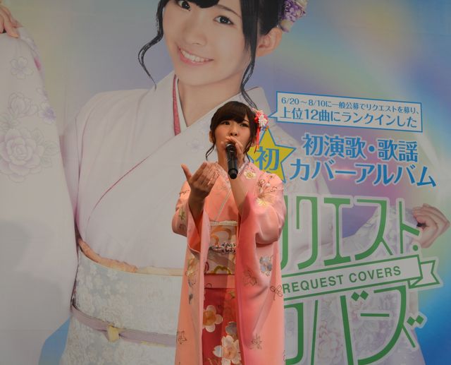 夢は渋谷公会堂でソロライブ！岩佐美咲ファーストアルバム「リクエスト・カバーズ」発売記念イベント フォトギャラリー（2枚目）