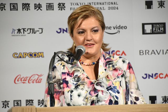 菊地凛子、胸元ざっくり大胆ドレスで魅了！「第37回東京国際映画祭」ラインナップ発表記者会見（12枚目）