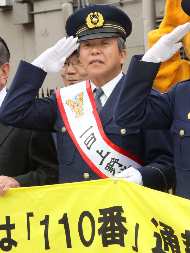 村上ショージの一日警察署長就任式フォトギャラリー（6枚目）