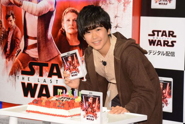 鈴木福、14歳の誕生日！『スター・ウォーズ／最後のジェダイ』MovieNEX父の日イベント（6枚目）