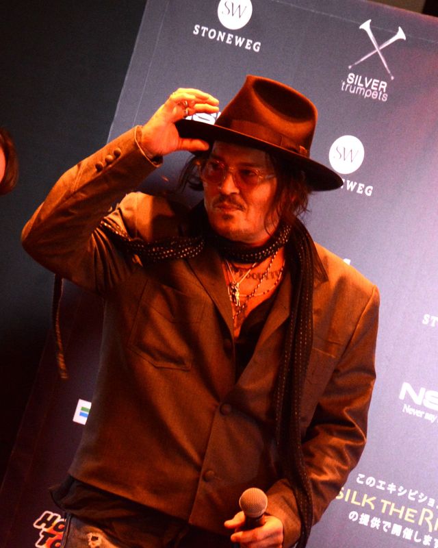 ジョニー・デップ、8年半ぶり来日！没入型アート展「A Bunch of Stuff - Tokyo」記者会見（3枚目）