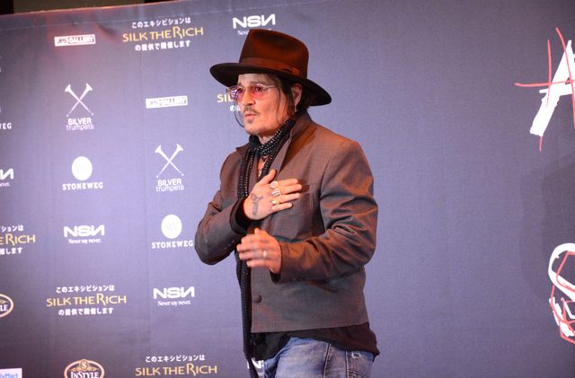 ジョニー・デップ、8年半ぶり来日！没入型アート展「A Bunch of Stuff - Tokyo」記者会見（11枚目）