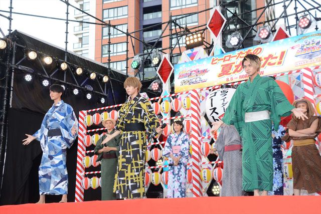 ヒーローたちが浴衣で集結！『劇場版　仮面ライダーゴースト 100の眼魂とゴースト運命の瞬間』『劇場版　動物戦隊ジュウオウジャー　ドキドキ　サーカス　パニック！』イベント ギャラリー：フォトギャラリー