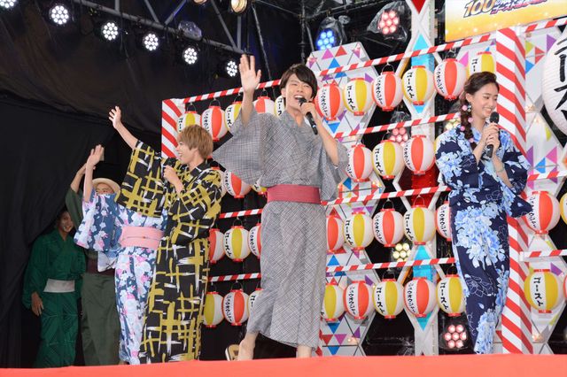 ヒーローたちが浴衣で集結！『劇場版　仮面ライダーゴースト 100の眼魂とゴースト運命の瞬間』『劇場版　動物戦隊ジュウオウジャー　ドキドキ　サーカス　パニック！』イベント ギャラリー（17枚目）