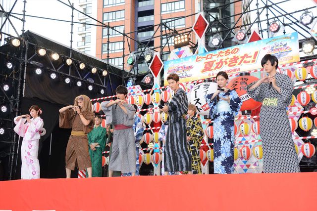 ヒーローたちが浴衣で集結！『劇場版　仮面ライダーゴースト 100の眼魂とゴースト運命の瞬間』『劇場版　動物戦隊ジュウオウジャー　ドキドキ　サーカス　パニック！』イベント ギャラリー（49枚目）